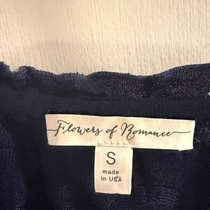 Women's Navy Blue Top - S